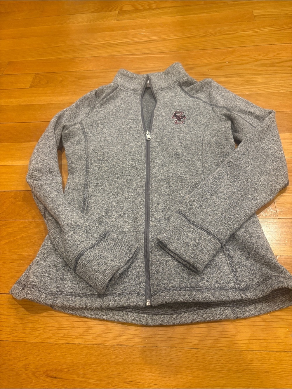 Champion Women's Gray Full-Zip Utility Jacket